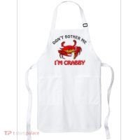 DonT Bother Me IM Crabby Funny Apparel Apron thumb 0