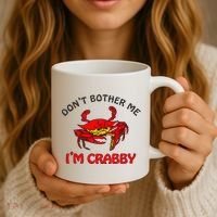 DonT Bother Me IM Crabby Funny Apparel Coffee Mug thumb 3