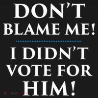 Don't Blame Me I Didn't Vote For Him Doggie Tank thumb 4