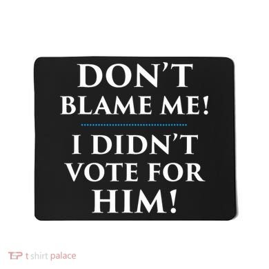 Don't Blame Me I Didn't Vote For Him Mousepad