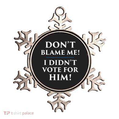 Don't Blame Me I Didn't Vote For Him Ornament