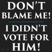 Don't Blame Me I Didn't Vote For Him Golf Towel thumb 3