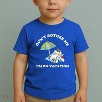 Don't Bother Me I'm On Vacation Dog Funny Toddler T-Shirt thumb 2