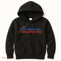 DonT Blame Me I Voted For Her Kamala Democratic Party Kids Hoodie thumb 0