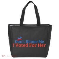 DonT Blame Me I Voted For Her Kamala Democratic Party Tote Bag thumb 0