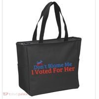 DonT Blame Me I Voted For Her Kamala Democratic Party Tote Bag thumb 2