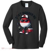 Dont Bobber Me Fishing Funny Quote Humor Kids Long Sleeve Shirt thumb 0