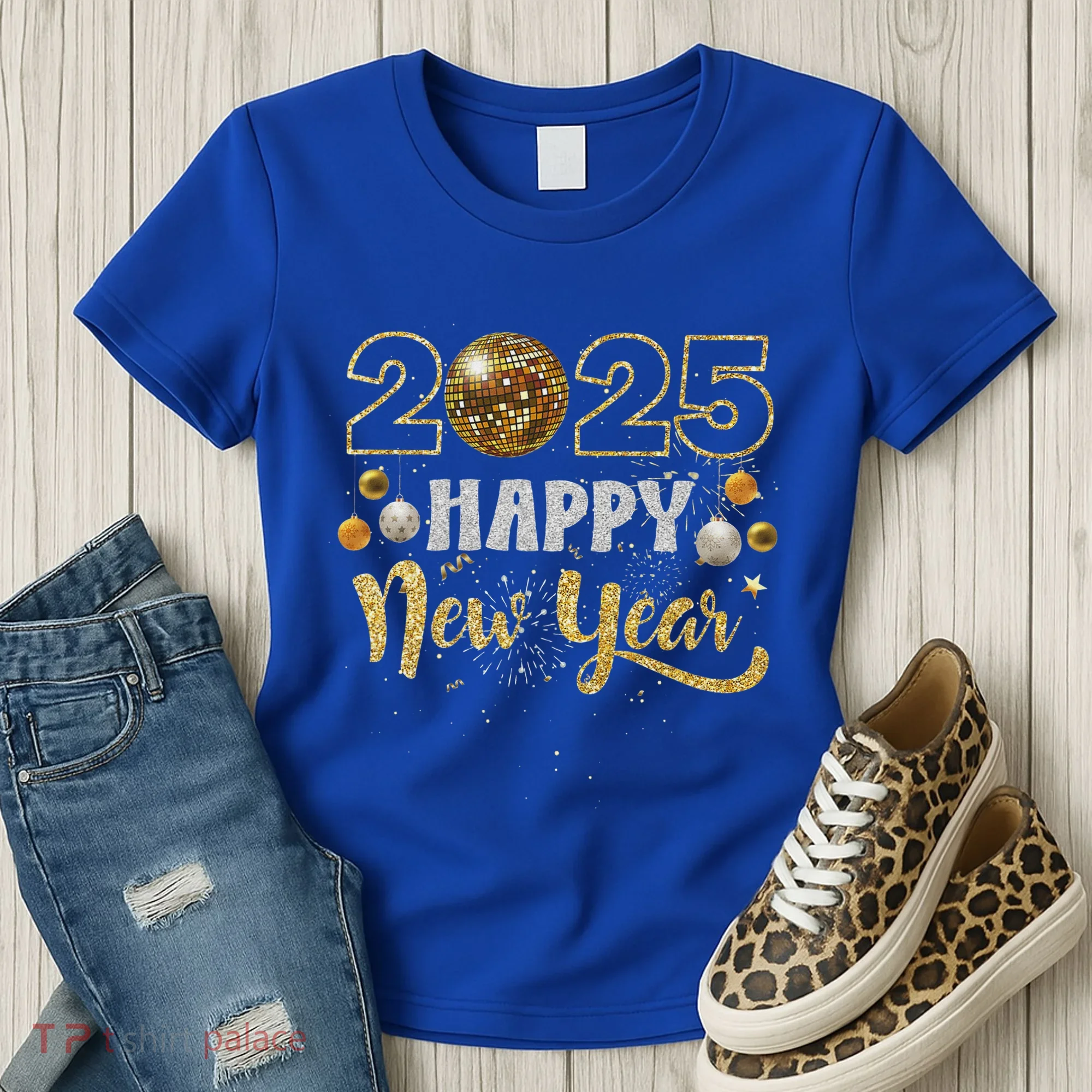 Disco Ball Matching Women's T-Shirt