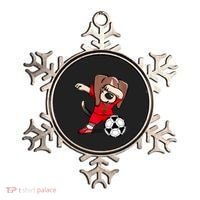 Dabbing Beagle Morocco Soccer Fans Jersey Moroccan Football Gift Ornament thumb 0