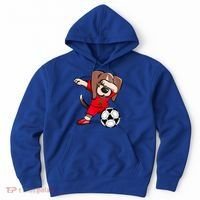 Dabbing Beagle Morocco Soccer Fans Jersey Moroccan Football Gift Hoodie thumb 0