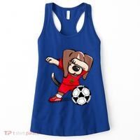 Dabbing Beagle Morocco Soccer Fans Jersey Moroccan Football Gift Women's Tank Top thumb 0