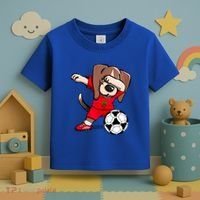 Dabbing Beagle Morocco Soccer Fans Jersey Moroccan Football Gift Toddler T-Shirt thumb 3