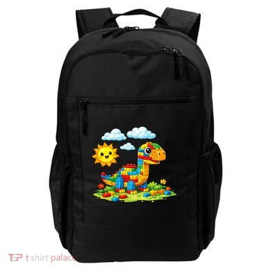 Dinosaur Brick Master Builder Block Building Builder Backpack