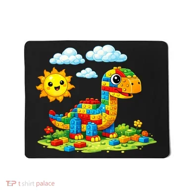 Dinosaur Brick Master Builder Block Building Builder Mousepad