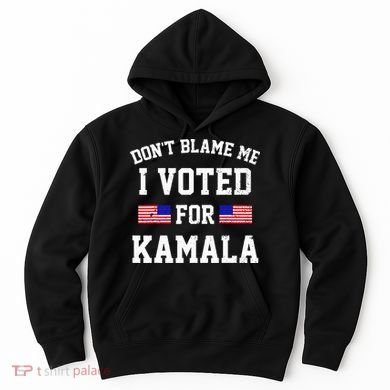 Dont Blame Me I Voted For Kamala Harris Distressed Hoodie