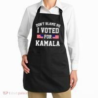 Dont Blame Me I Voted For Kamala Harris Distressed Apron thumb 2