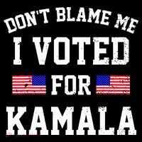 Dont Blame Me I Voted For Kamala Harris Distressed Ornament thumb 1