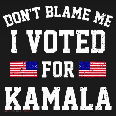 Dont Blame Me I Voted For Kamala Harris Distressed Tie Dye Hoodie