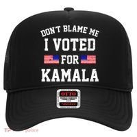 Dont Blame Me I Voted For Kamala Harris Distressed Hat thumb 0