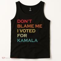 DonT Blame Me I Voted For Kamala Pro Harris Supporter Tank Top thumb 2