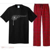 Dandelion Blowing Music Notes Cute Christmas Gift Great Gift Pajama Set thumb 0