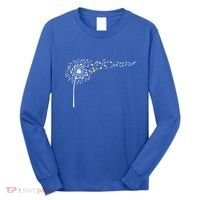 Dandelion Blowing Music Notes Cute Christmas Gift Great Gift Long Sleeve Shirt thumb 0