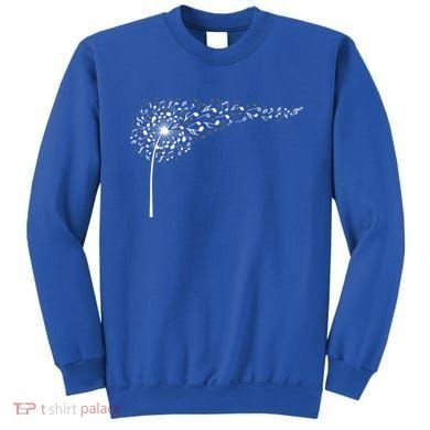 Dandelion Blowing Music Notes Cute Christmas Gift Great Gift Sweatshirt