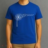 Dandelion Blowing Music Notes Cute Christmas Gift Great Gift T-Shirt thumb 3