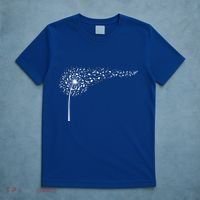Dandelion Blowing Music Notes Cute Christmas Gift Great Gift T-Shirt thumb 5