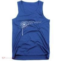 Dandelion Blowing Music Notes Cute Christmas Gift Great Gift Tank Top thumb 0