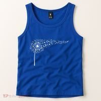Dandelion Blowing Music Notes Cute Christmas Gift Great Gift Tank Top thumb 2
