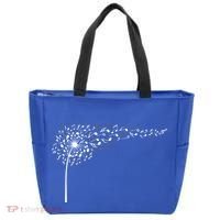 Dandelion Blowing Music Notes Cute Christmas Gift Great Gift Tote Bag thumb 0