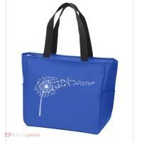Dandelion Blowing Music Notes Cute Christmas Gift Great Gift Tote Bag thumb 3