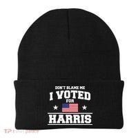 Dont Blame Me I Voted For Harris Beanie thumb 0