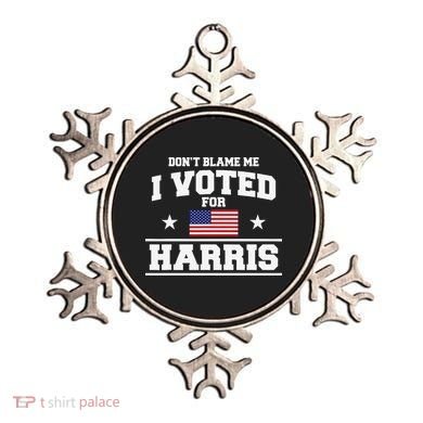 Dont Blame Me I Voted For Harris Ornament