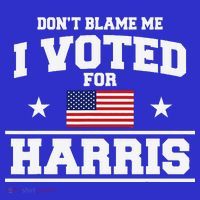 Dont Blame Me I Voted For Harris Toddler Hoodie thumb 2