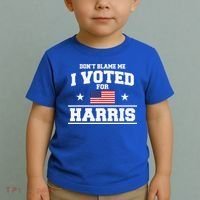 Dont Blame Me I Voted For Harris Toddler T-Shirt thumb 2