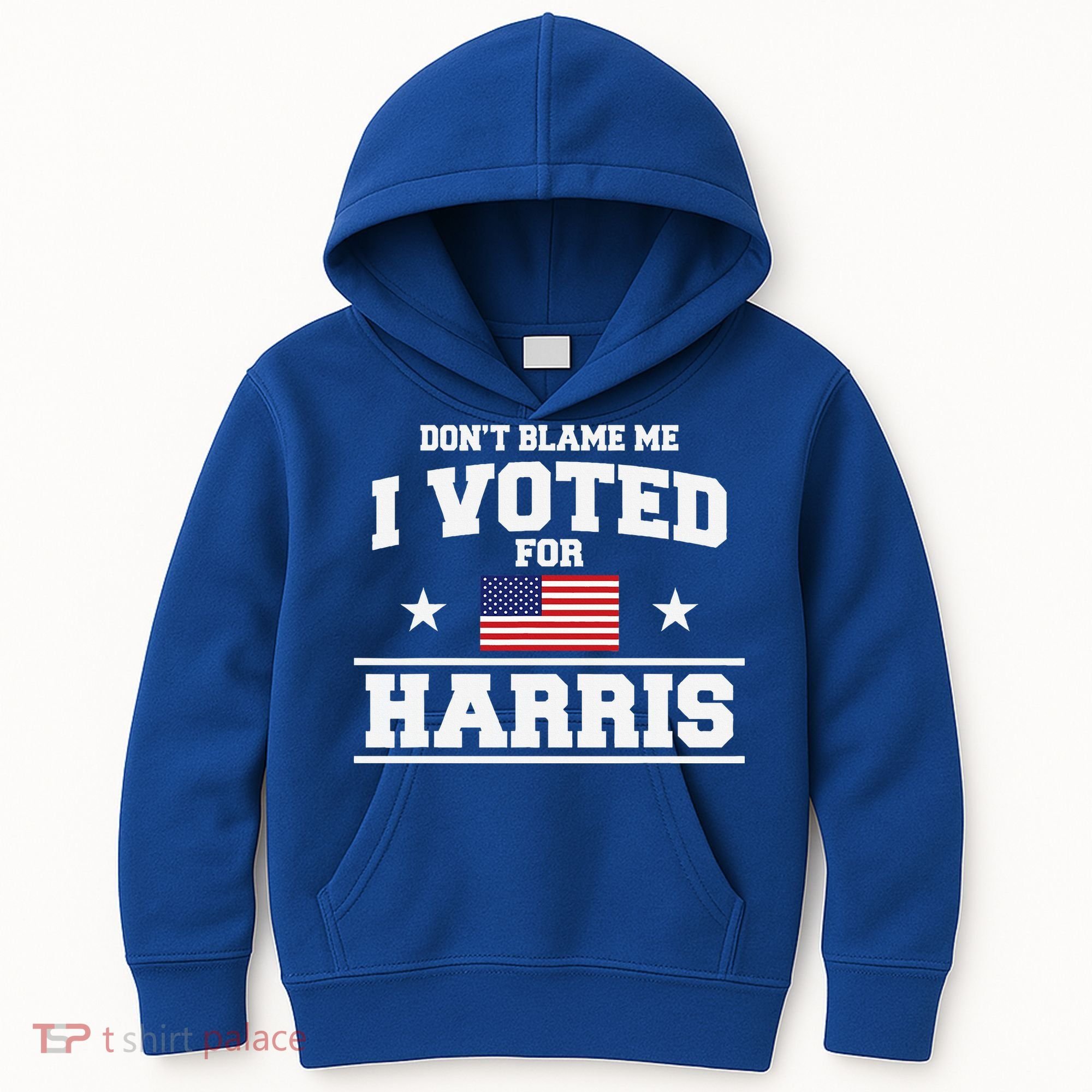 Dont Blame Me I Voted For Harris Kids Hoodie