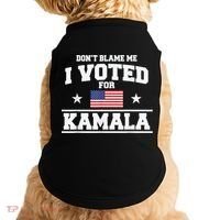 DonT Blame Me I Voted For Kamala Pro Harris Supporter Doggie Tank thumb 0