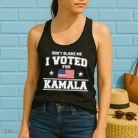 DonT Blame Me I Voted For Kamala Pro Harris Supporter Women's Tank Top thumb 2