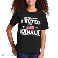 DonT Blame Me I Voted For Kamala Pro Harris Supporter Kids T-Shirt thumb 2