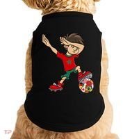 Dabbing Boy Morocco Soccer Jersey National Flag Doggie Tank thumb 0