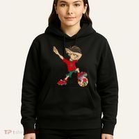 Dabbing Boy Morocco Soccer Jersey National Flag Hoodie thumb 5