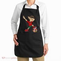 Dabbing Boy Morocco Soccer Jersey National Flag Apron thumb 2