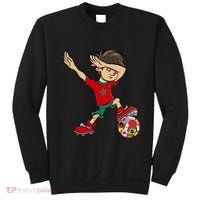 Dabbing Boy Morocco Soccer Jersey National Flag Sweatshirt thumb 0