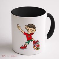 Dabbing Boy Morocco Soccer Jersey National Flag Coffee Mug thumb 1