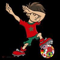 Dabbing Boy Morocco Soccer Jersey National Flag Coffee Mug thumb 5