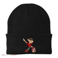 Dabbing Boy Morocco Soccer Jersey National Flag Beanie thumb 0