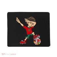 Dabbing Boy Morocco Soccer Jersey National Flag Mousepad thumb 0