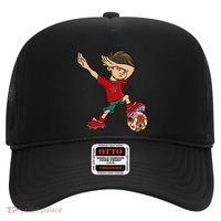 Dabbing Boy Morocco Soccer Jersey National Flag Hat thumb 0